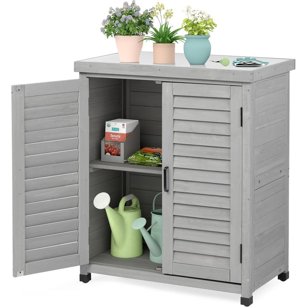 Outdoor Furniture Bench - Lemari Penyimpanan Luar Ruangan & Meja