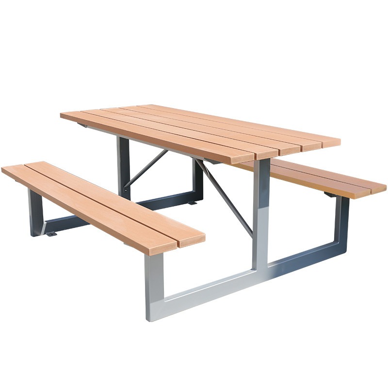 Outdoor Furniture Bench - Meja Piknik Komposit Kayu Plastik untuk