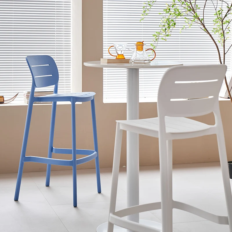 Outdoor Furniture Europe - Kursi Bar Plastik Mewah Dapat Ditumpuk