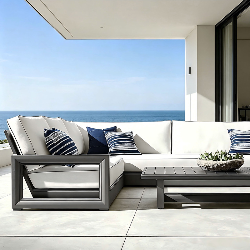 Outdoor Furniture Europe - Set Sofa Nordik Kustom untuk Luar