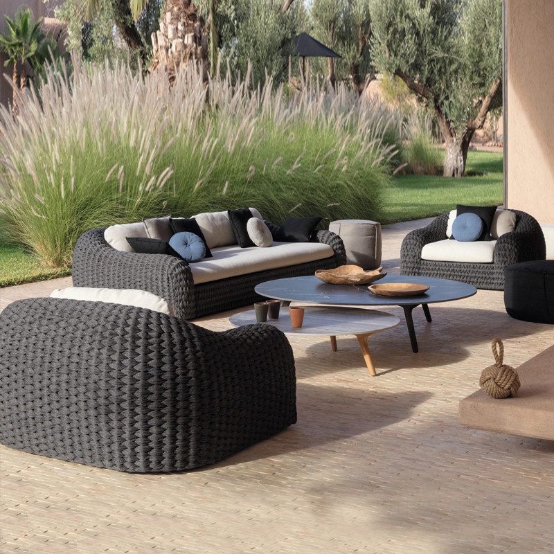 Outdoor Furniture Europe - Sofa Outdoor Minimalis Modern Tahan Air