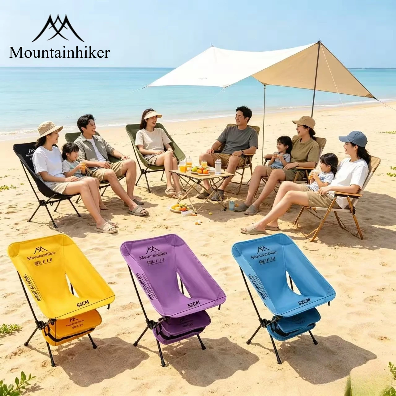 Outdoor Furniture Bench - Kursi Lipat Ultra Ringan dari Aluminium
