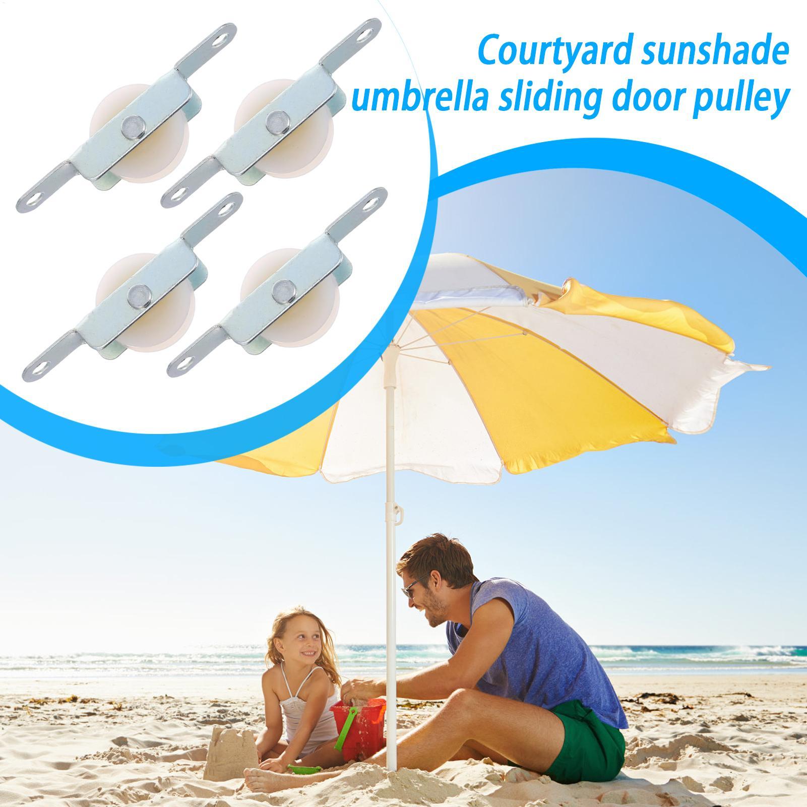 Outdoor Furniture Umbrella - 4 Buah Braket Katrol Tali Payung