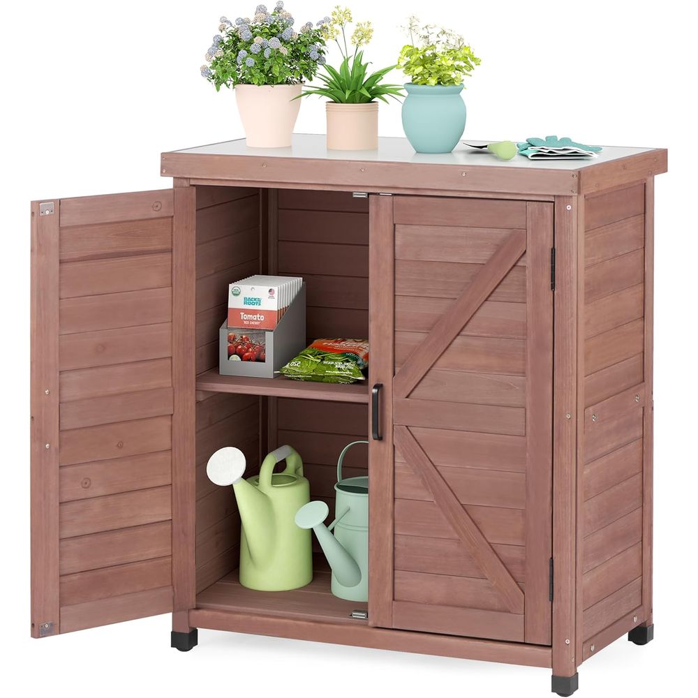 Outdoor Furniture Bench - Lemari Penyimpanan Luar Ruangan & Meja