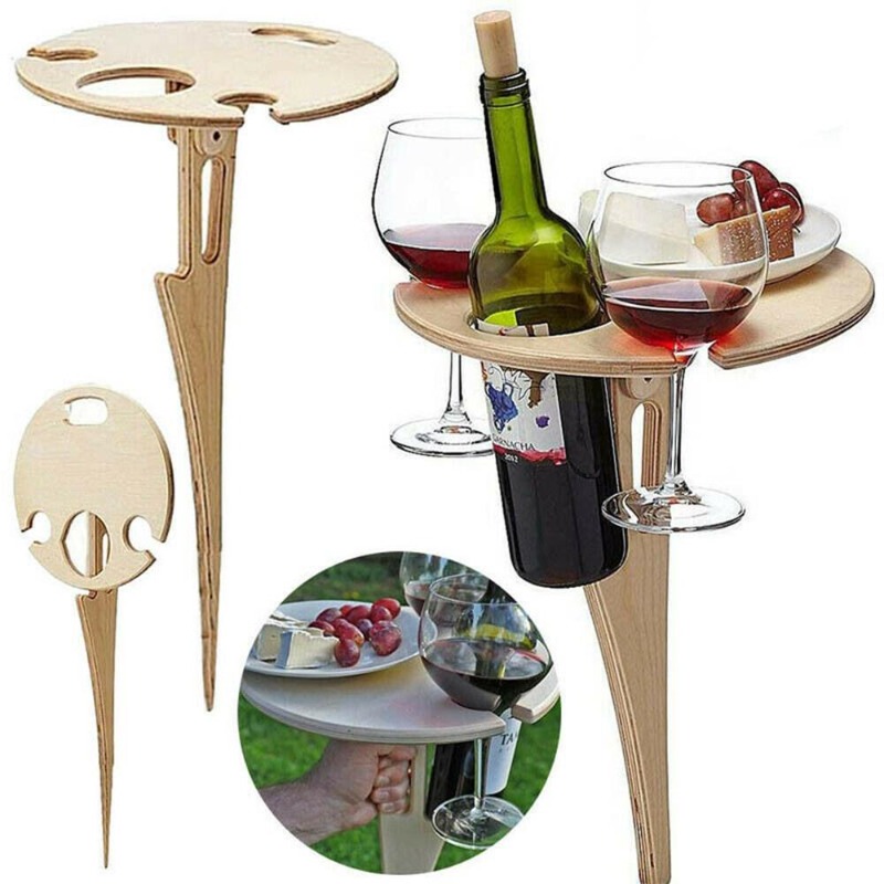 Outdoor Furniture Europe - Meja Anggur Luar Ruangan Portabel, Meja
