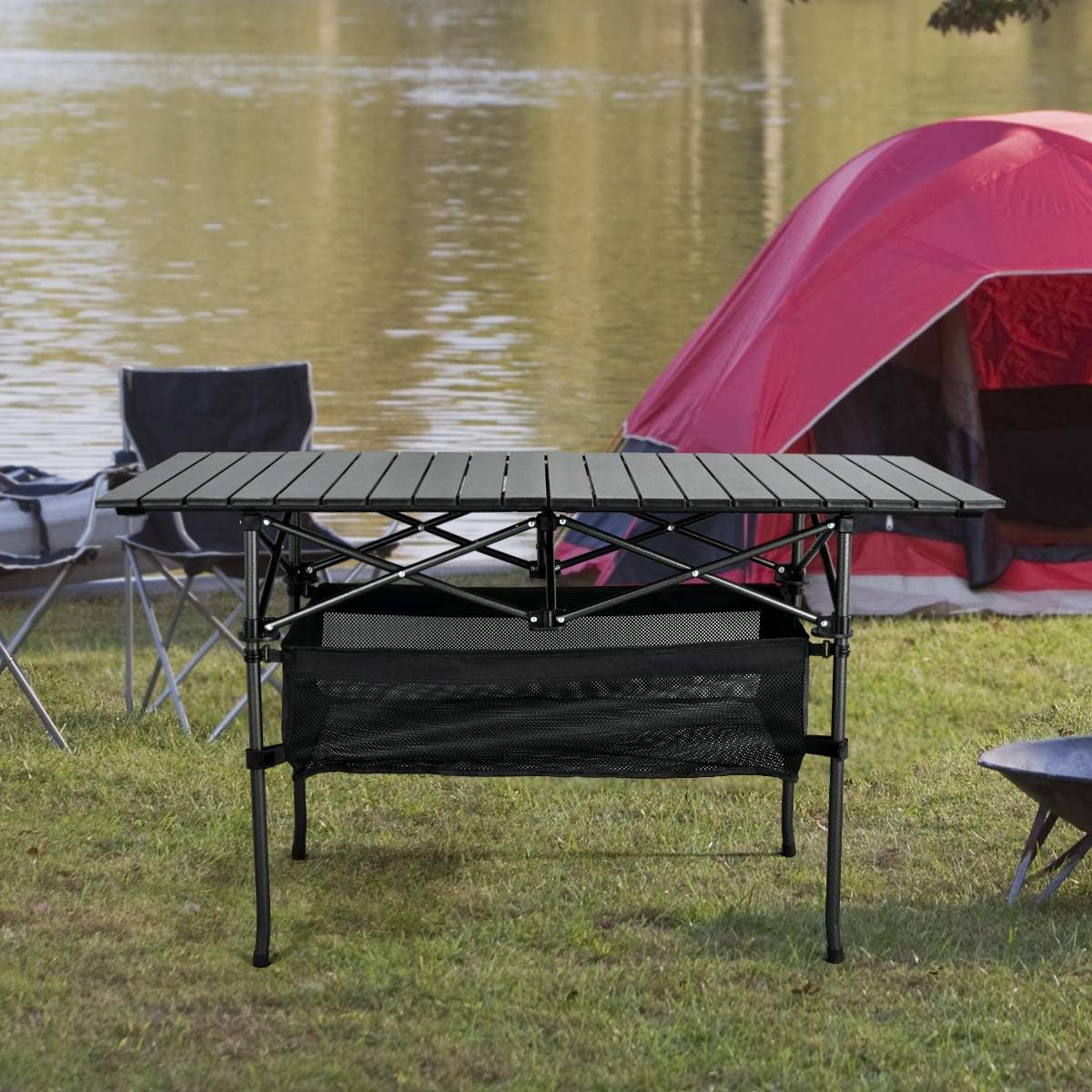 Meja Lipat Portabel Aluminium  - Outdoor Furniture Europe ulasan dan harga