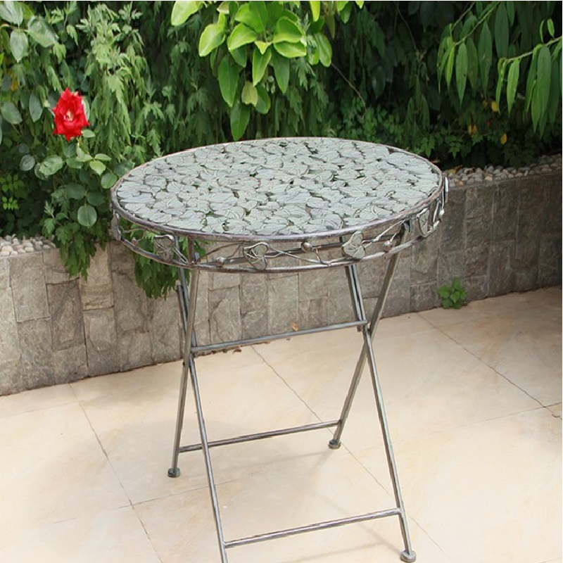 Meja dan Kursi Besi Retro Hala - Outdoor Furniture Europe ulasan dan harga