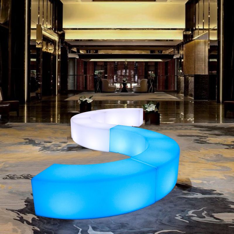 Kursi Bar Lengkung dengan Lamp - Outdoor Furniture Bench ulasan dan harga