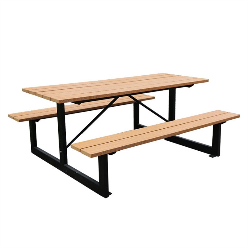 Meja Piknik Komposit Kayu Plas - Outdoor Furniture Bench ulasan dan harga