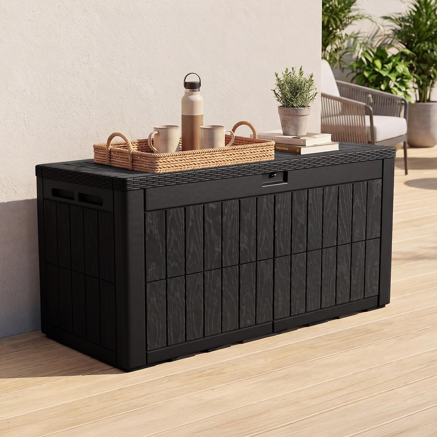 Kotak Penyimpanan Luar Ruangan - Outdoor Furniture Bench ulasan dan harga