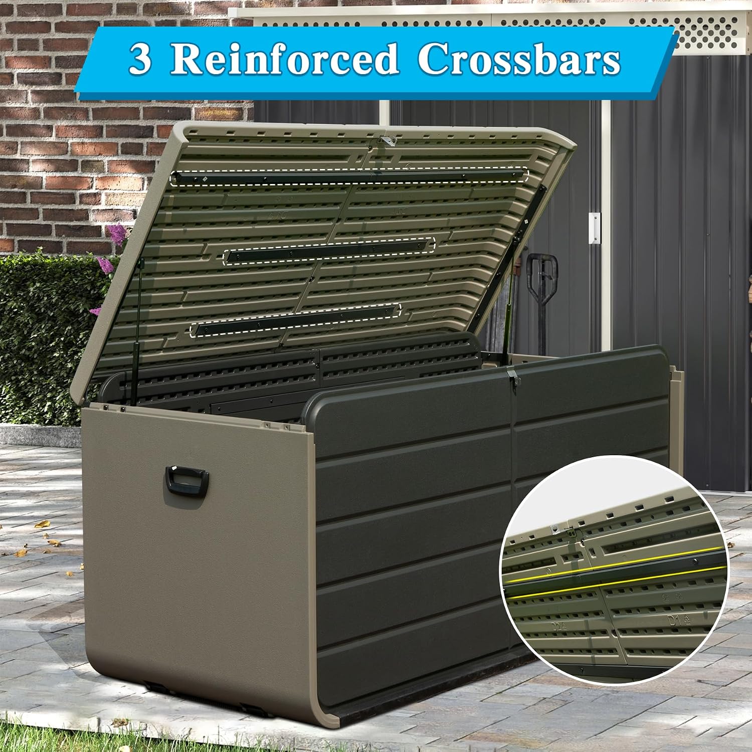 Kotak Penyimpanan Dalam & Luar - Outdoor Furniture Bench ulasan dan harga