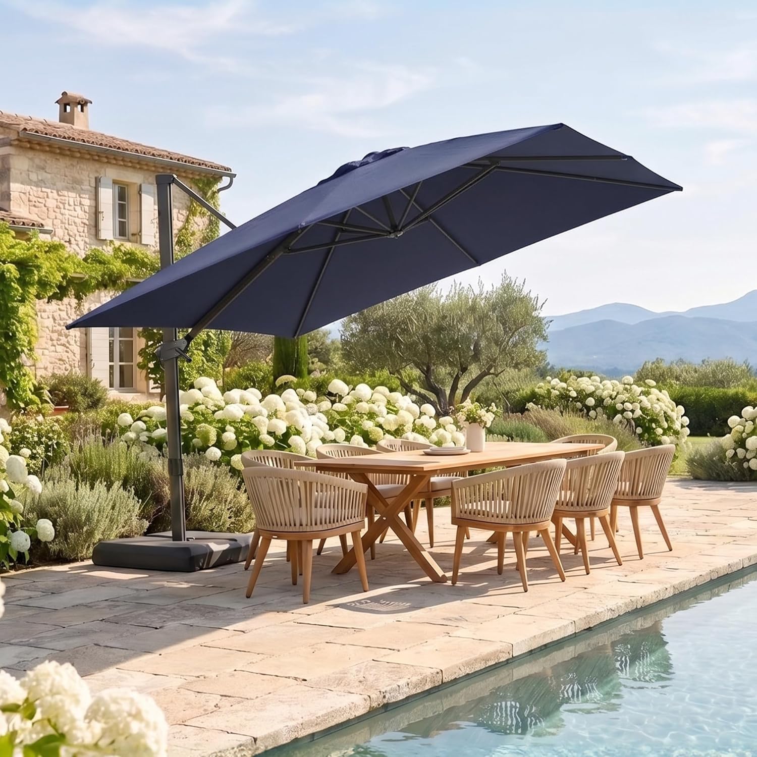 Payung Cantilever Patio 10x10  - Outdoor Furniture Umbrella ulasan dan harga