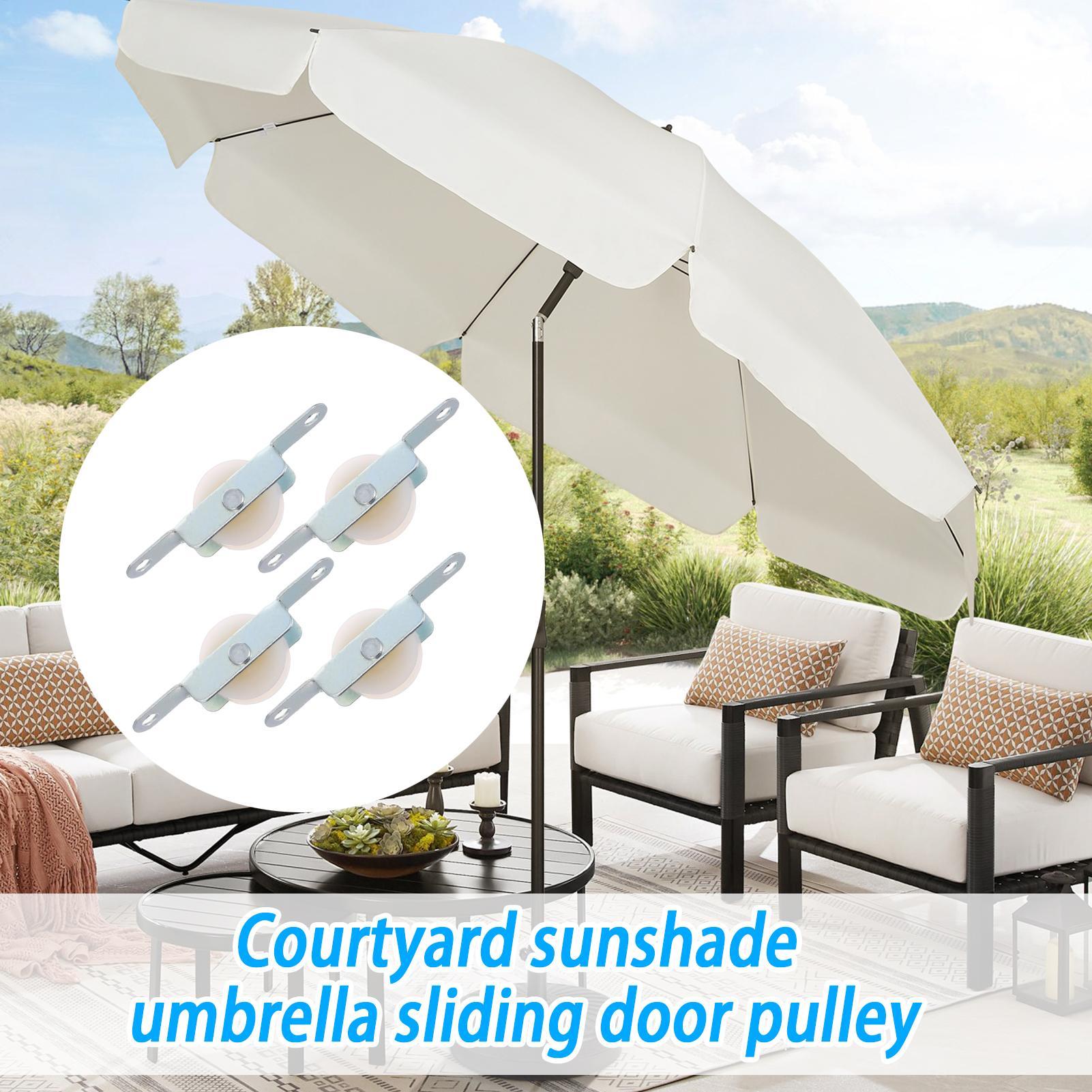 4 Buah Braket Katrol Tali Payu - Outdoor Furniture Umbrella ulasan dan harga