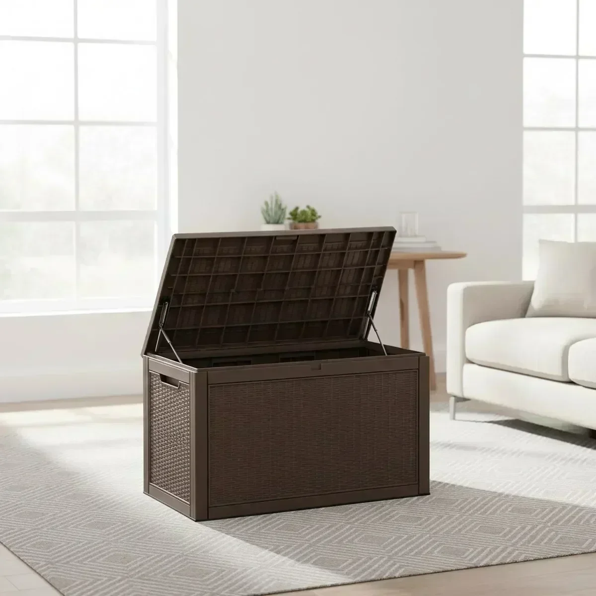 Bangku Penyimpanan Luar Ruanga - Outdoor Furniture Bench ulasan dan harga