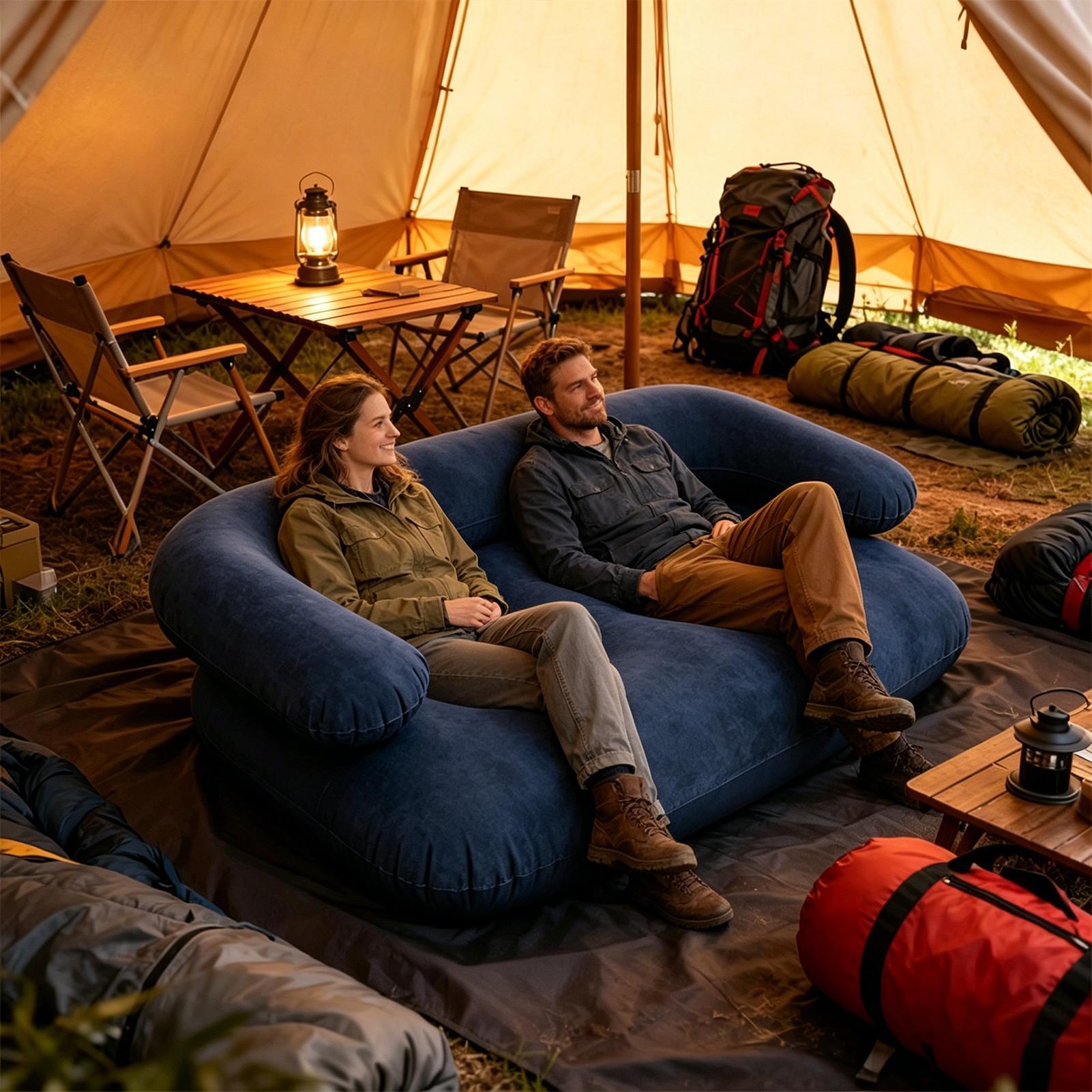 Sofa Tiup untuk Berkemah, Sofa - Outdoor Furniture Europe ulasan dan harga