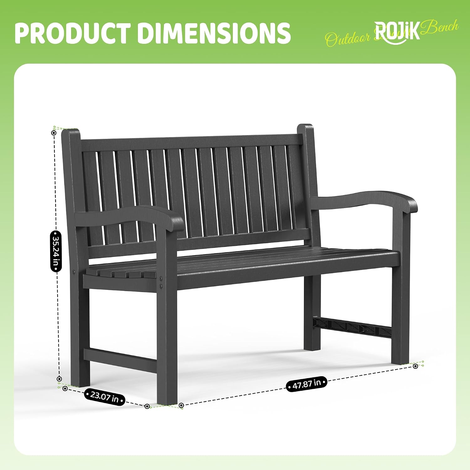 Bangku Taman 2 Orang dari Resi - Outdoor Furniture Bench ulasan dan harga